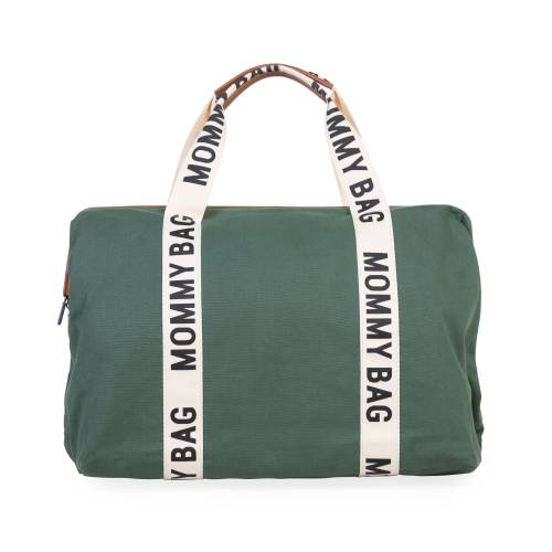 CHILDHOME Mommy Bag Signature Canvas - Green