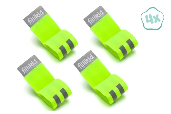 FILLIKID Reflector Strap 4pc - Neon