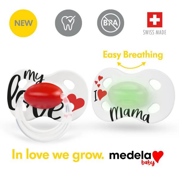 MEDELA Soother Day&Night 2pcs 0-6 - Signature