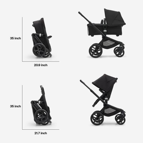 BUGABOO Fox5 Base - Graphite/Midnight Black