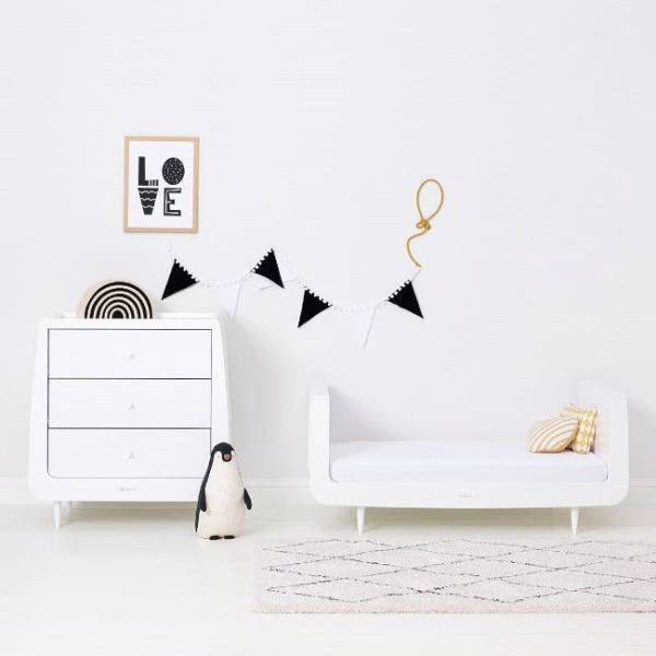 Snuz Cot & Cot Bed 2 Pack Fitted Sheet - White