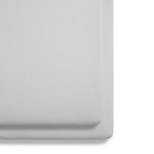 Snuz Cot & Cot Bed 2 Pack Fitted Sheet -  Grey