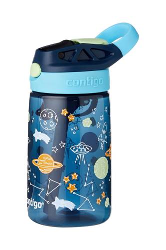 Contigo Easy Clean AUTOSPOUT™ Kids Water Bottle, 420 ml (Strawberry Shakes)