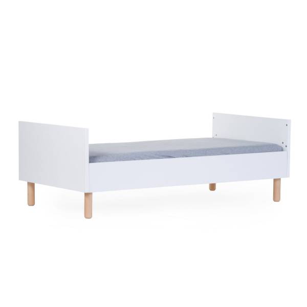 CHILDHOME WONDER Cot Bed + Slats 70x140 - White