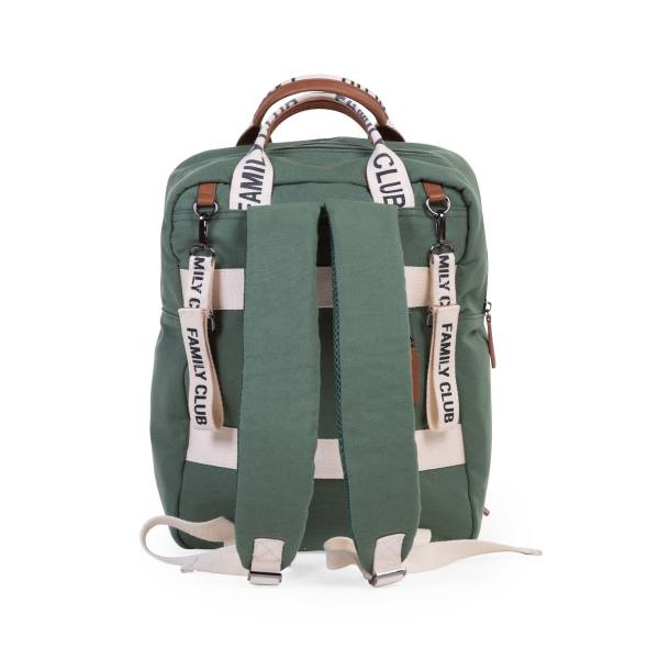 CHILDHOME Family Club Backpack Signature Canvas - Green