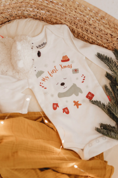 KIKADU Xmas Body Ice Bear - Newborn