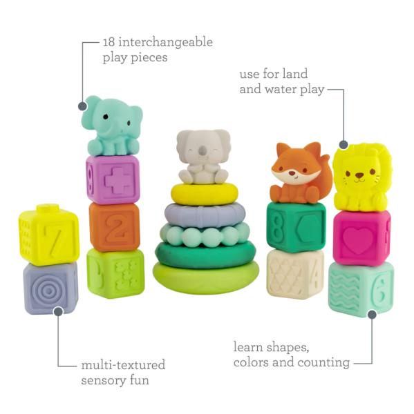 INFANTINO Stackable Activity Playset