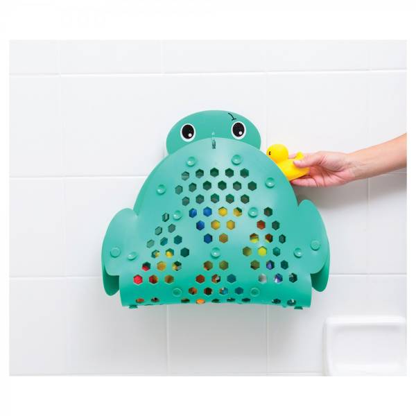 INFANTINO 2in1 Bath Mat & Storage Basket - Turtle