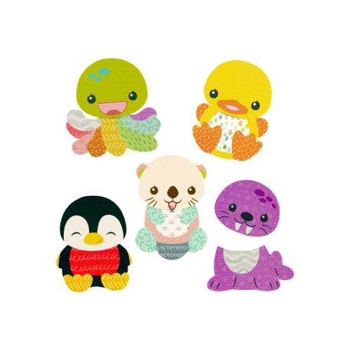 INFANTINO Mix & Match Bath Sticker Pals