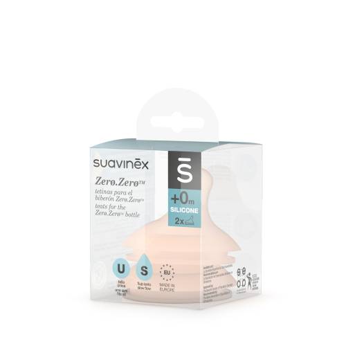 SUAVINEX Zero.Zero Teat +0 Slow Flow - Fair