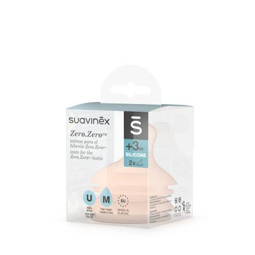 SUAVINEX Zero.Zero Teat +3m Medium Flow - Fair