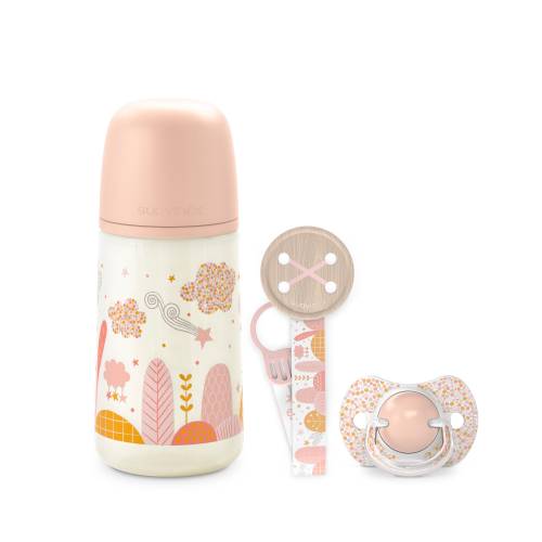 SUAVINEX Dreams Bottle Set 270ml - Pink