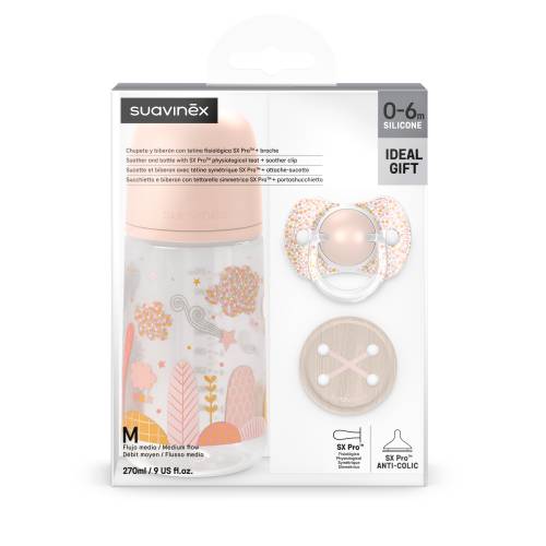 SUAVINEX Bottle Set 270ml - Dreams Pink