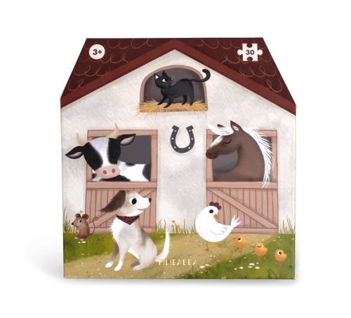 FILIBABBA Big Puzzle with 30pcs - Magic Farm