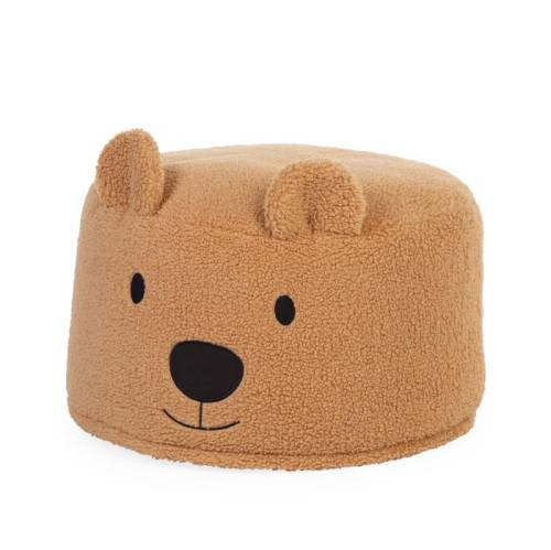 CHILDHOME Teddy Bear Pouf 40cm - Teddy Beige
