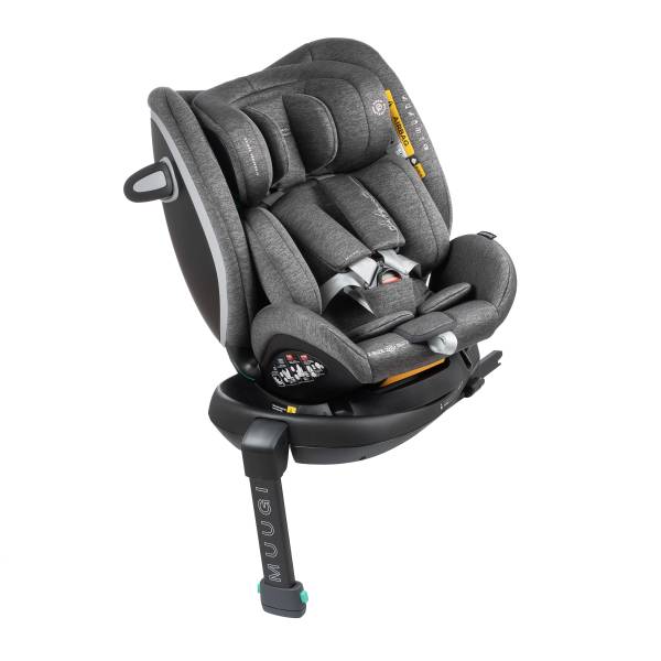 BABYAUTO MUUGI Car Seat iSize 40-150cm - Grey Dobby