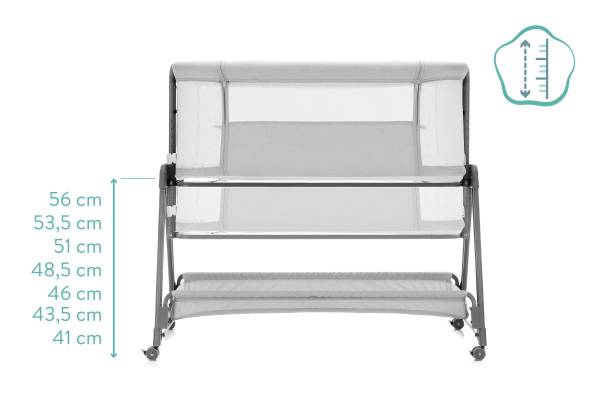 FILLIKID Bedside Crib Dream - Stone