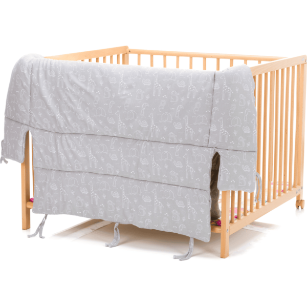 FILLIKID Playpen Mat Jersey - Safari Grey