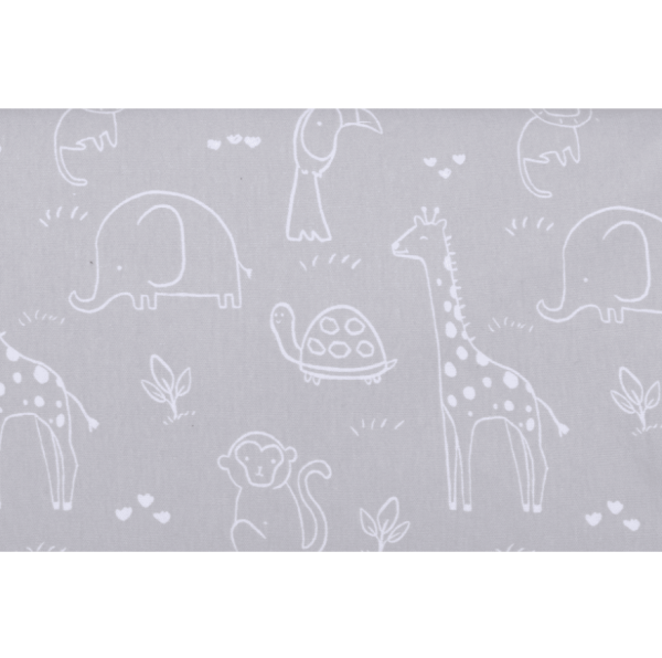 FILLIKID Playpen Mat Jersey - Safari Grey