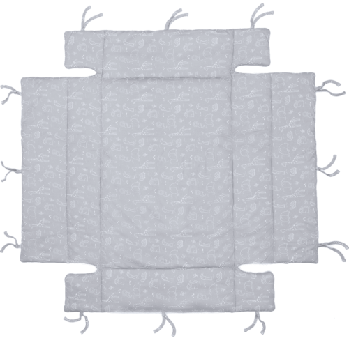 FILLIKID Playpen Mat Jersey - Safari Grey