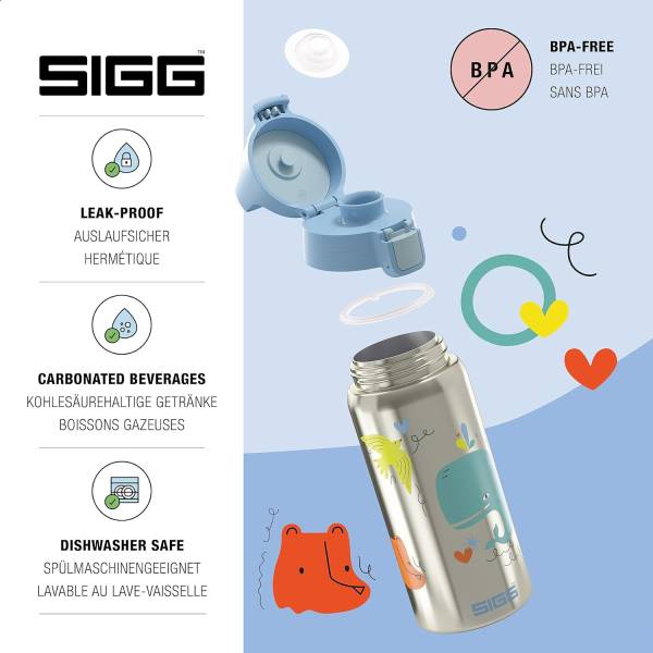 SIGG Bottle 0.5 Shield Therm Kids - Whale