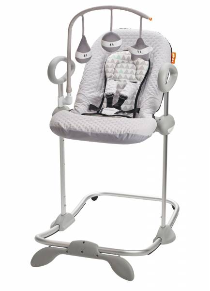 BEABA Transat Play Arch Toy - Grey White