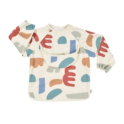 BEABA Removable Sleeve Bib 2in1 - Playful