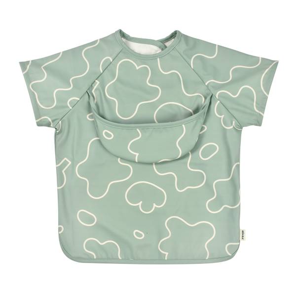 BEABA Removable Sleeve Bib 2in1 - Sage Green