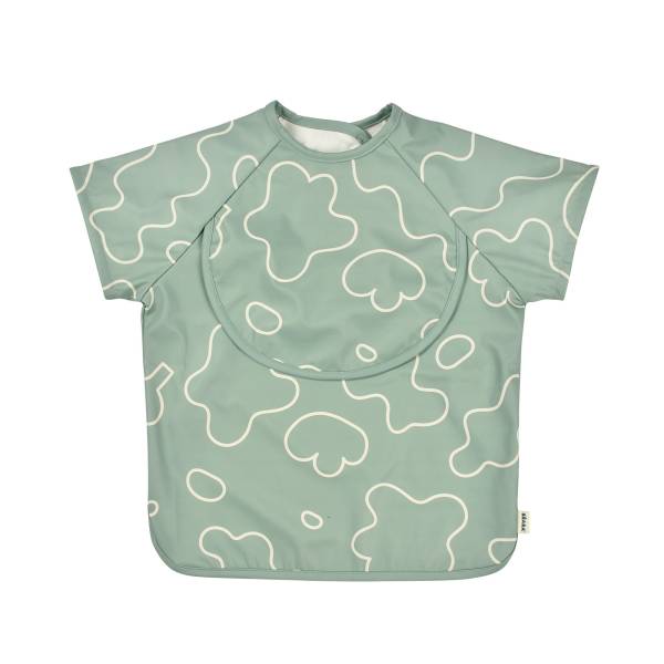 BEABA Removable Sleeve Bib 2in1 - Sage Green