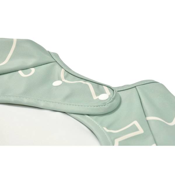 BEABA Removable Sleeve Bib 2in1 - Sage Green