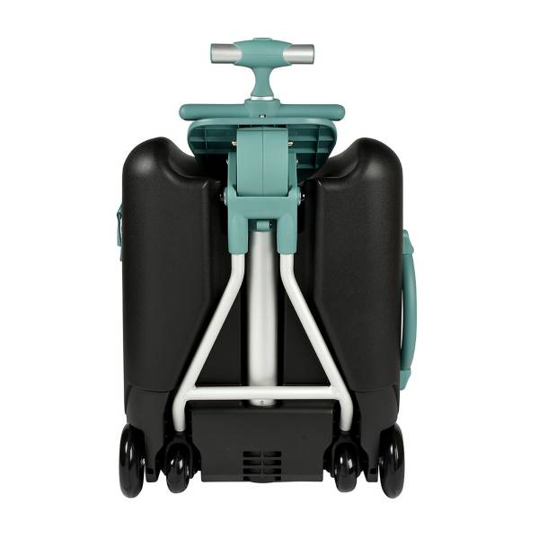 BEABA Suitcase with Travel Seat Luggage Eazy - Green Blue