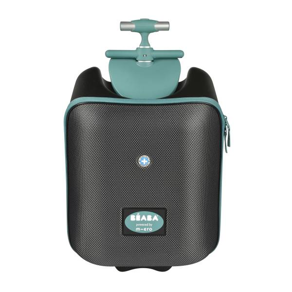 BEABA Suitcase with Travel Seat Luggage Eazy - Green Blue
