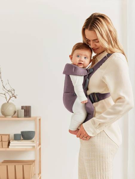 BABYBJORN Carrier Mini - Cotton Dark Purple S