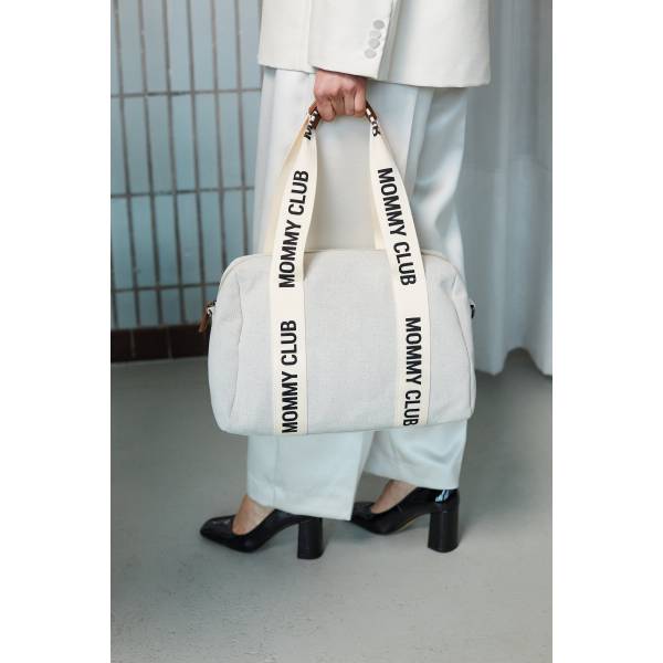 CHILDHOME Mommy Bag CLUB Signature - Off White