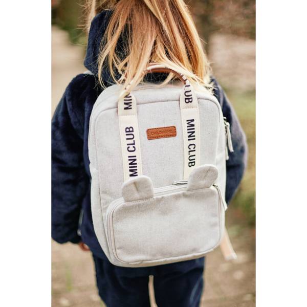 CHILDHOME Kids Backpack mini Club Signature - Off White