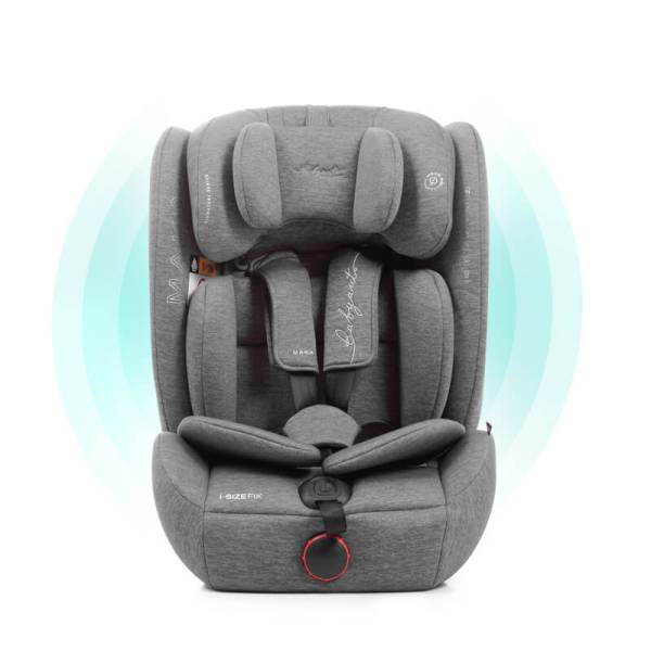 BABYAUTO MAKA iSize 76-150cm - Dobby Grey