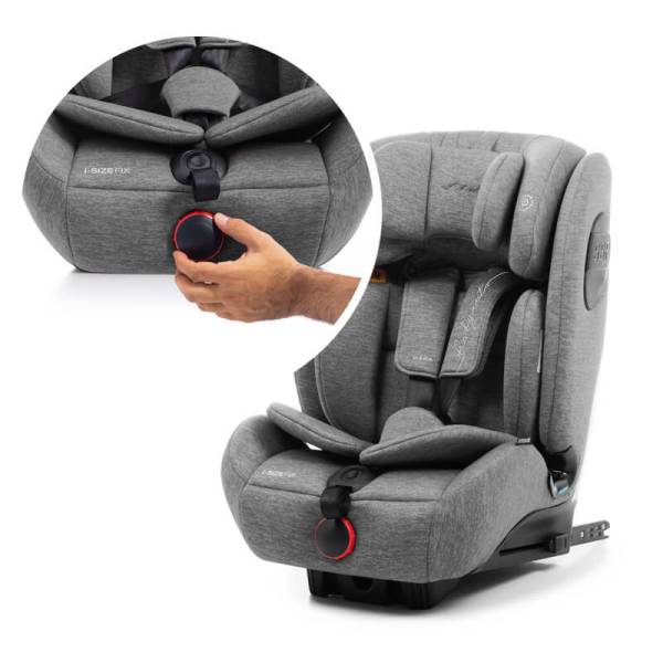 BABYAUTO MAKA iSize 76-150cm - Dobby Grey