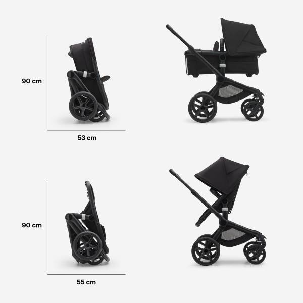 BUGABOO Fox5 Complete - Black Grey Melange