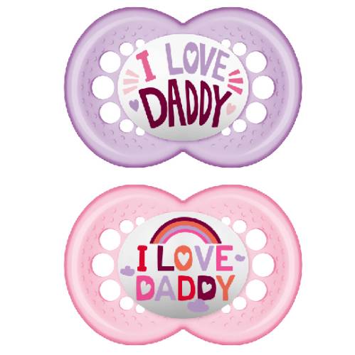 MAM Soother Original 6+ - Love Daddy Girl