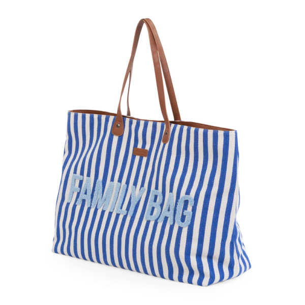 CHILDHOME Family Bag - Stripes Electric Blue
