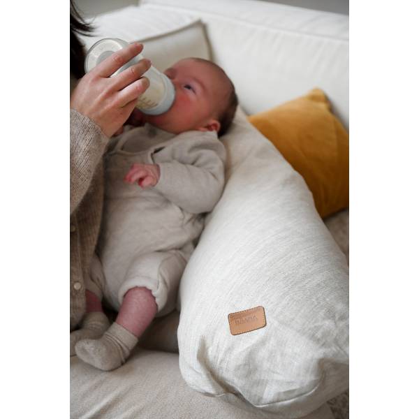 BEABA Big Flopsy Nursing Pillow - Linen Natural