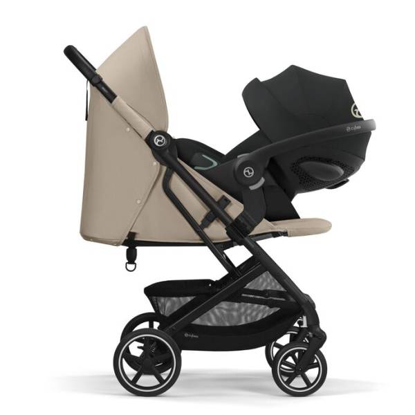 CYBEX BEEZY Black - Almond Beige