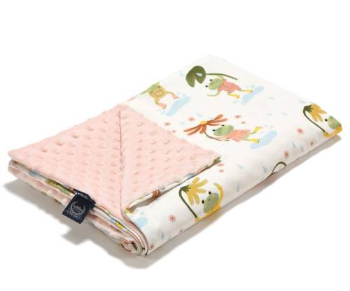 LA MILLOU Blanket 140x110 Light - Frogs