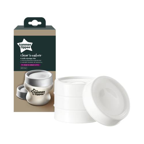 TOMMEE TIPPEE Milk Storage Lidsx4