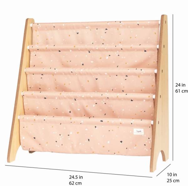 3 SPROUTS Book Rack - Terazzo Clay