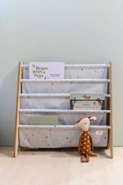 3 SPROUTS Book Rack - Terazzo Grey