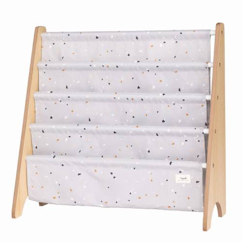 3 SPROUTS Book Rack - Terazzo Grey