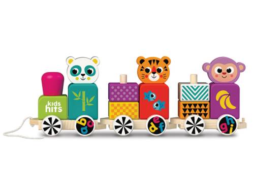 KIDS HITS Wooden Train - Happy Friends