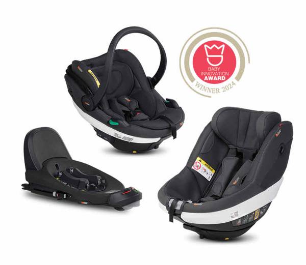 BE SAFE GO Beyond Baby Car Seat - Anthracite Mesh