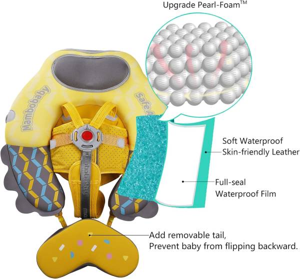 Mambobaby Float with Canopy - Yellow